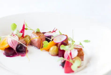 Roasted Duck with Heritage Beetroot