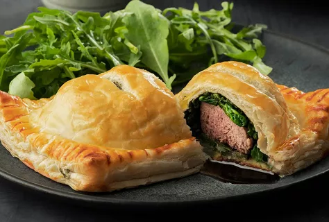Teriyaki beef and mash pie
