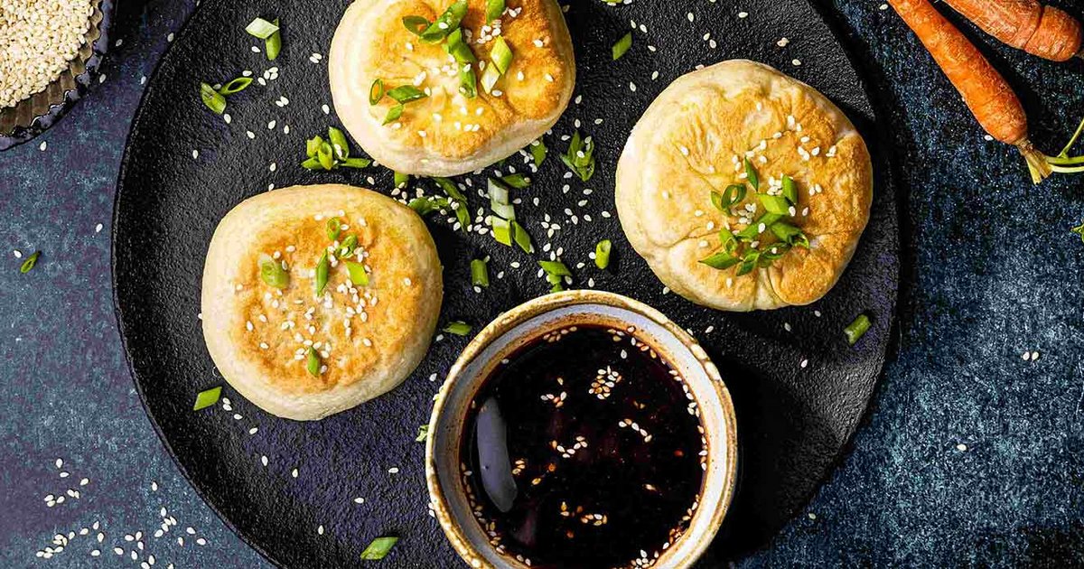 Mushroom and veg-filled bao buns | Kikkoman UK Recipe