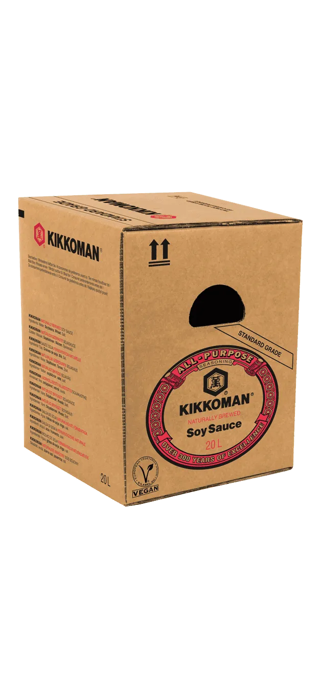 Kikkoman Naturally Brewed Standard Soy Sauce (OEM) 20 L carton
