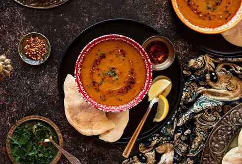 Turkish red lentil & carrot soup