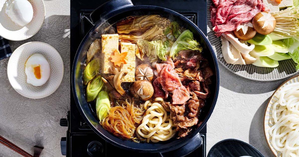 Sukiyaki with beef and tofu | Kikkoman UK Recipe