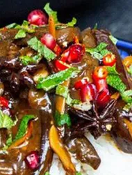 Sticky Teriyaki Aubergine Stir Fry Recipe