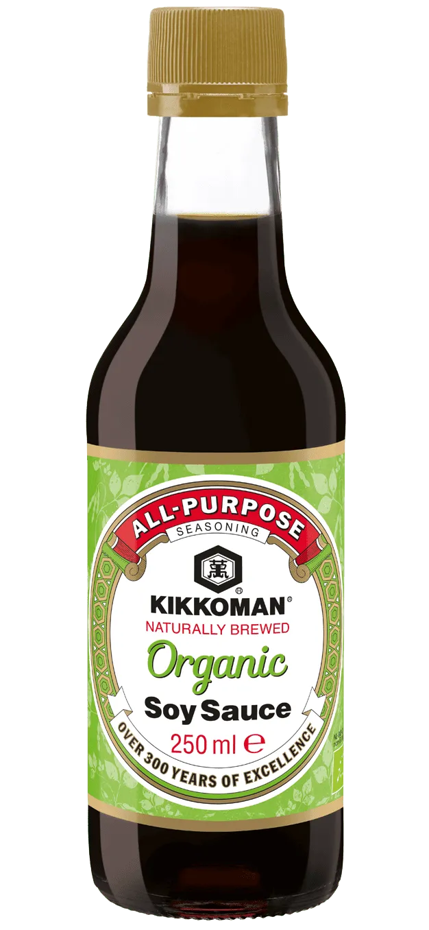 Kikkoman Naturally Brewed Organic Soy Sauce 250 ml bottle