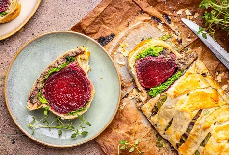 Vegetarian Beetroot Wellington