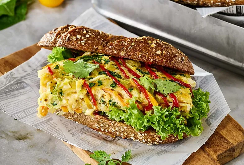 Gilgeori toast (street food sandwich)