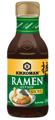 Kikkoman Concentrated Ramen Noodle Soup Base - Shoyu (Soy Sauce) Flavour 250 ml bottle Kikkoman Concentrated Ramen Noodle Soup Base - Shoyu (Soy Sauce) Flavour 250 ml bottle
