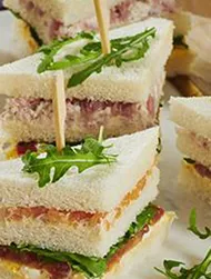 Mini Club Sandwich Canapes