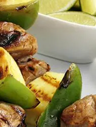 Teriyaki Pork and Pineapple BBQ Skewers recipe