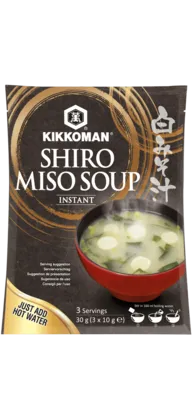 Kikkoman Instant Shiro (white) Miso Soup 10 g x 3 Kikkoman Instant Shiro (white) Miso Soup 10 g x 3