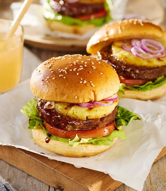 Hawaiian Style Poke Burger