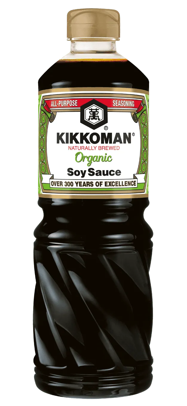 Kikkoman Naturally Brewed Organic Soy Sauce 1 L PET