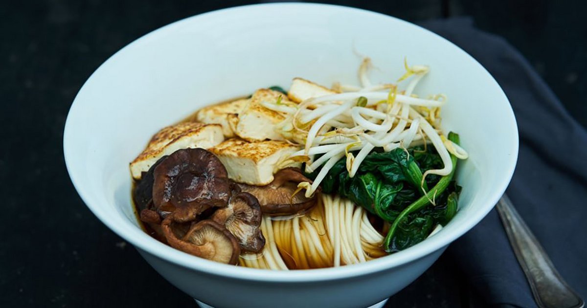 Japanese style Tofu Noodle Soup Recipe Kikkoman