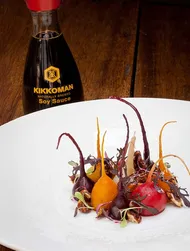 Soy glazed baby beetroots