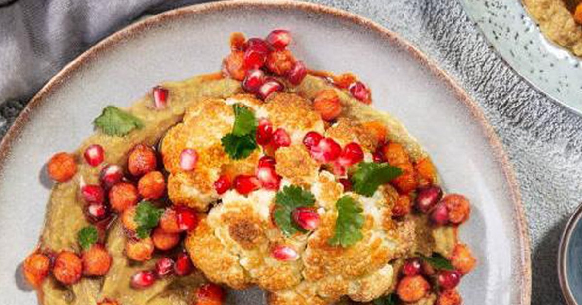 Pan-roasted Cauliflower with Spiced Aubergine | Kikkoman