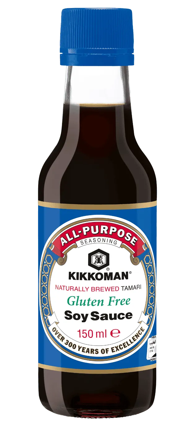 Kikkoman Naturally Brewed Tamari Gluten free Soy Sauce 150 ml bottle