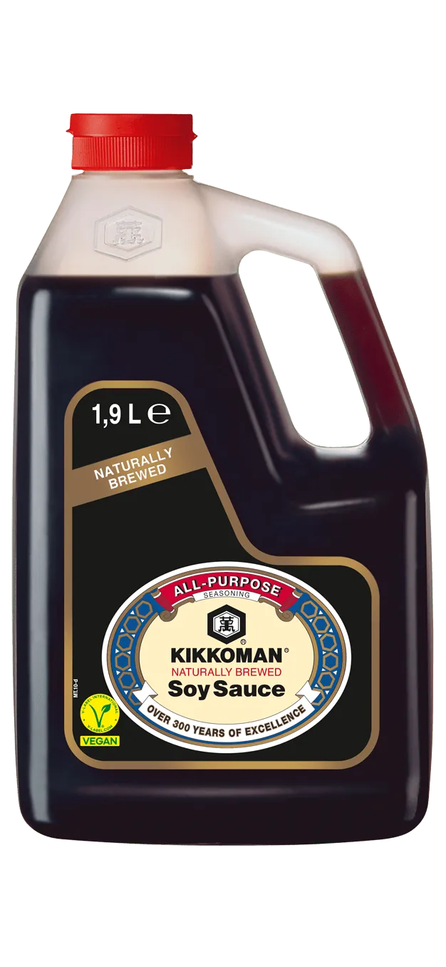 Kikkoman Naturally Brewed Soy Sauce 1.9 L container