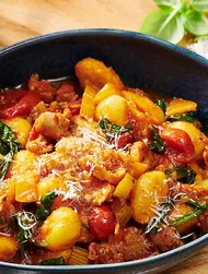 Spicy Tomato and Sausage Gnocchi