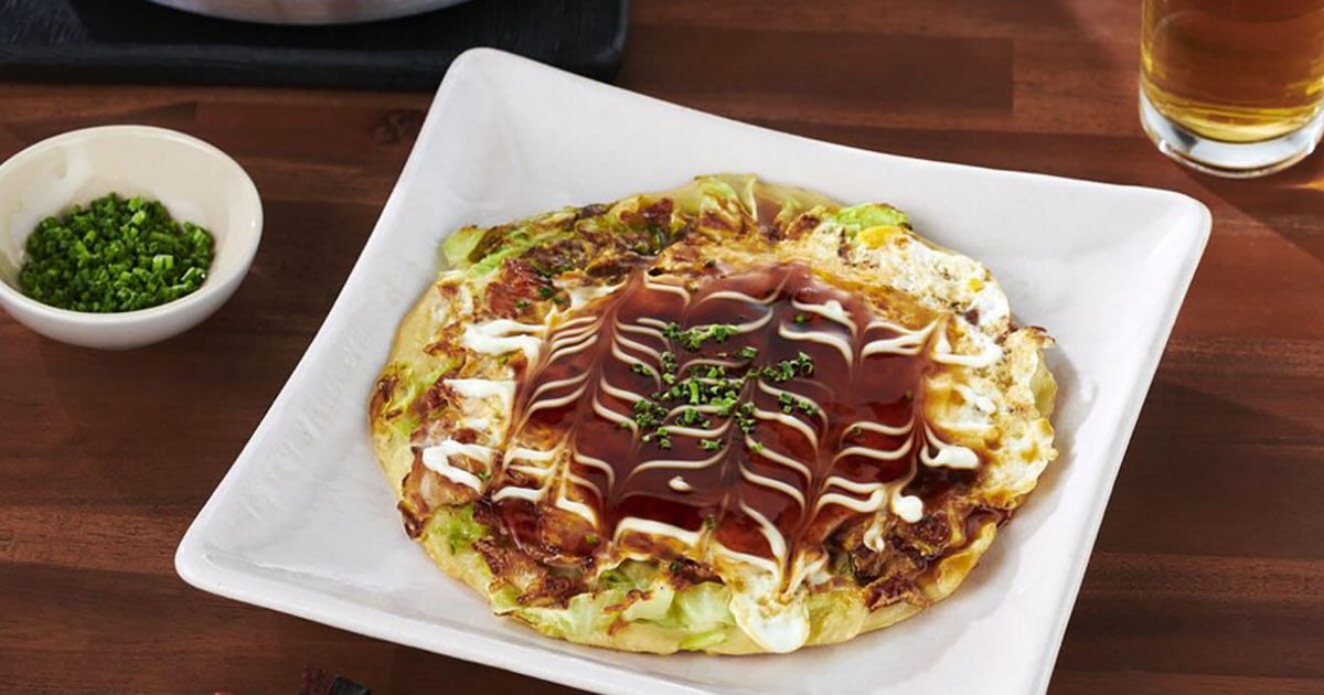 Easy Japanese Okonomiyaki Pancakes with Meat (Buta-Tama) Recipe