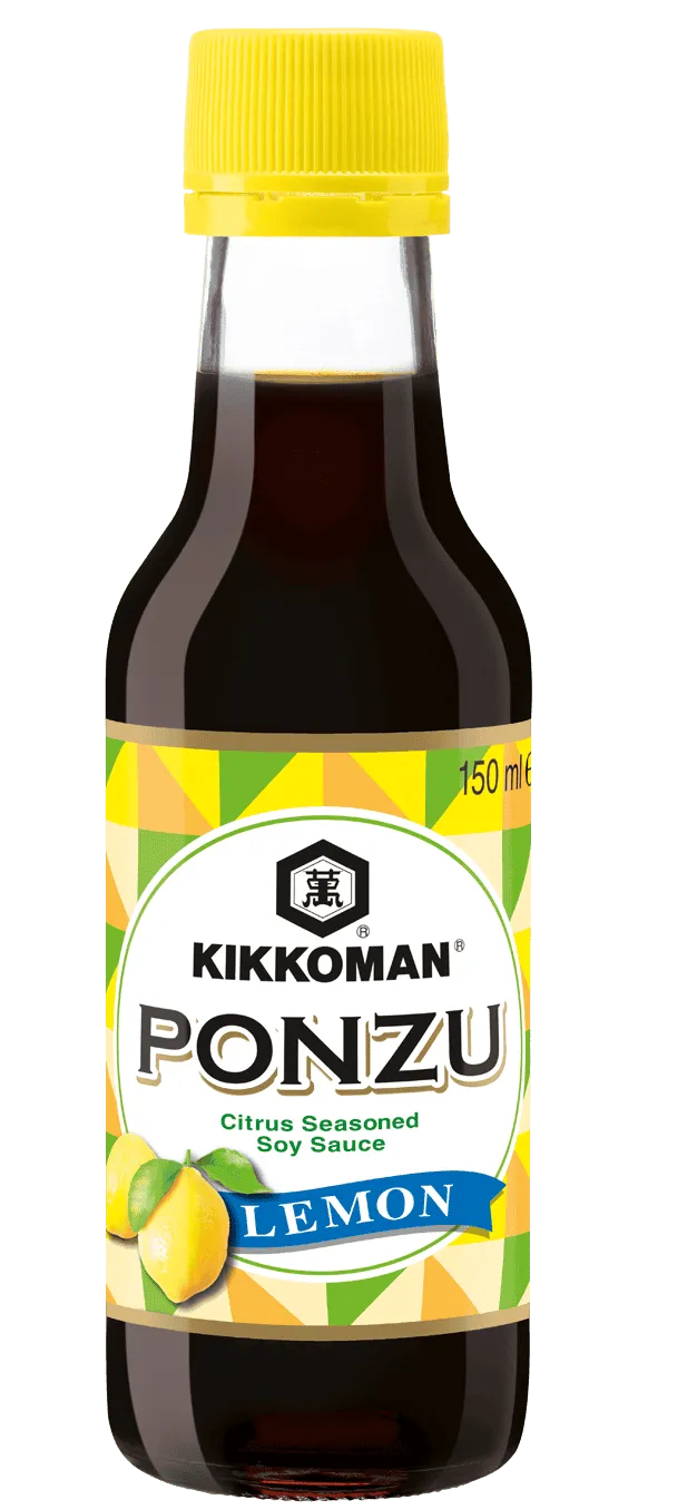 Kikkoman Ponzu Citrus Seasoned Soy Sauce - Lemon 150 ml bottle