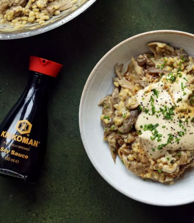Mega Mushroom & Barley Risotto
