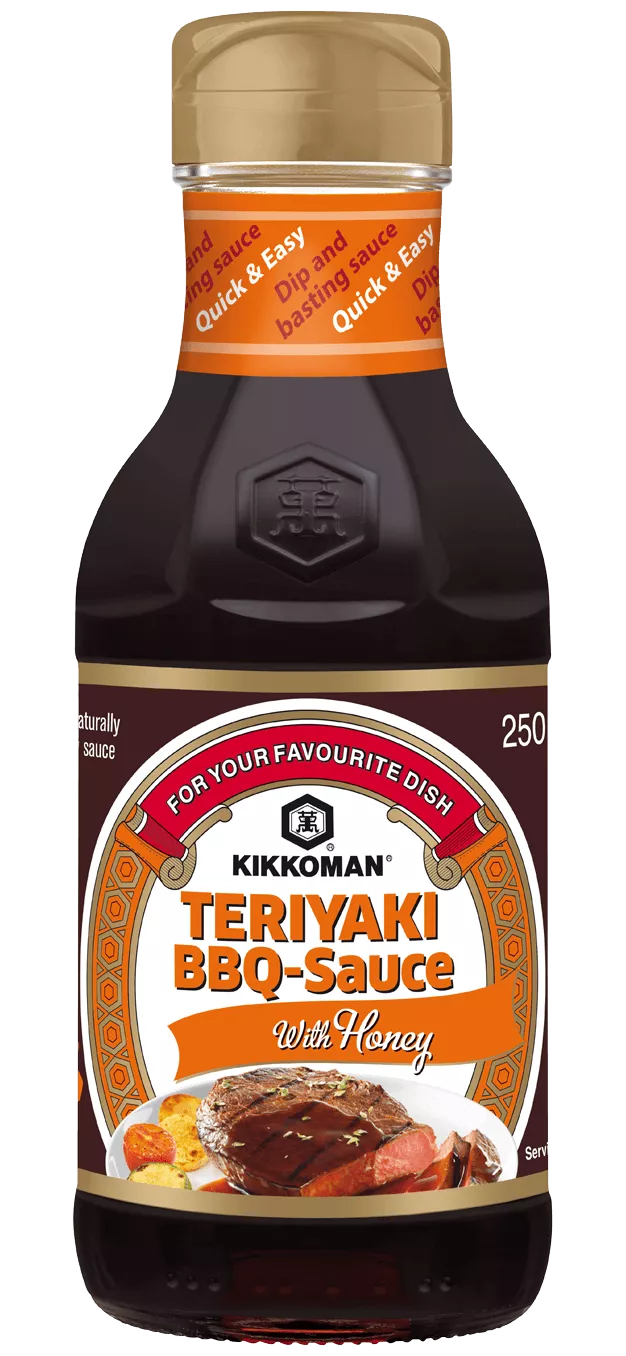 Kikkoman Teriyaki BBQ-Sauce with Honey 250 ml bottle Kikkoman Teriyaki BBQ-Sauce with Honey 250 ml bottle