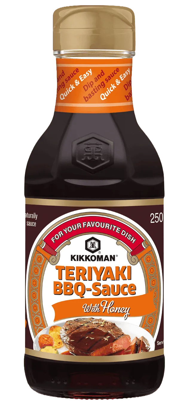 Kikkoman Teriyaki BBQ-Sauce with Honey 250 ml bottle