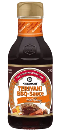 Kikkoman Teriyaki BBQ-Sauce with Honey 250 ml bottle Kikkoman Teriyaki BBQ-Sauce with Honey 250 ml bottle