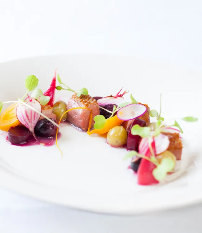 Roasted Duck with Heritage Beetroot