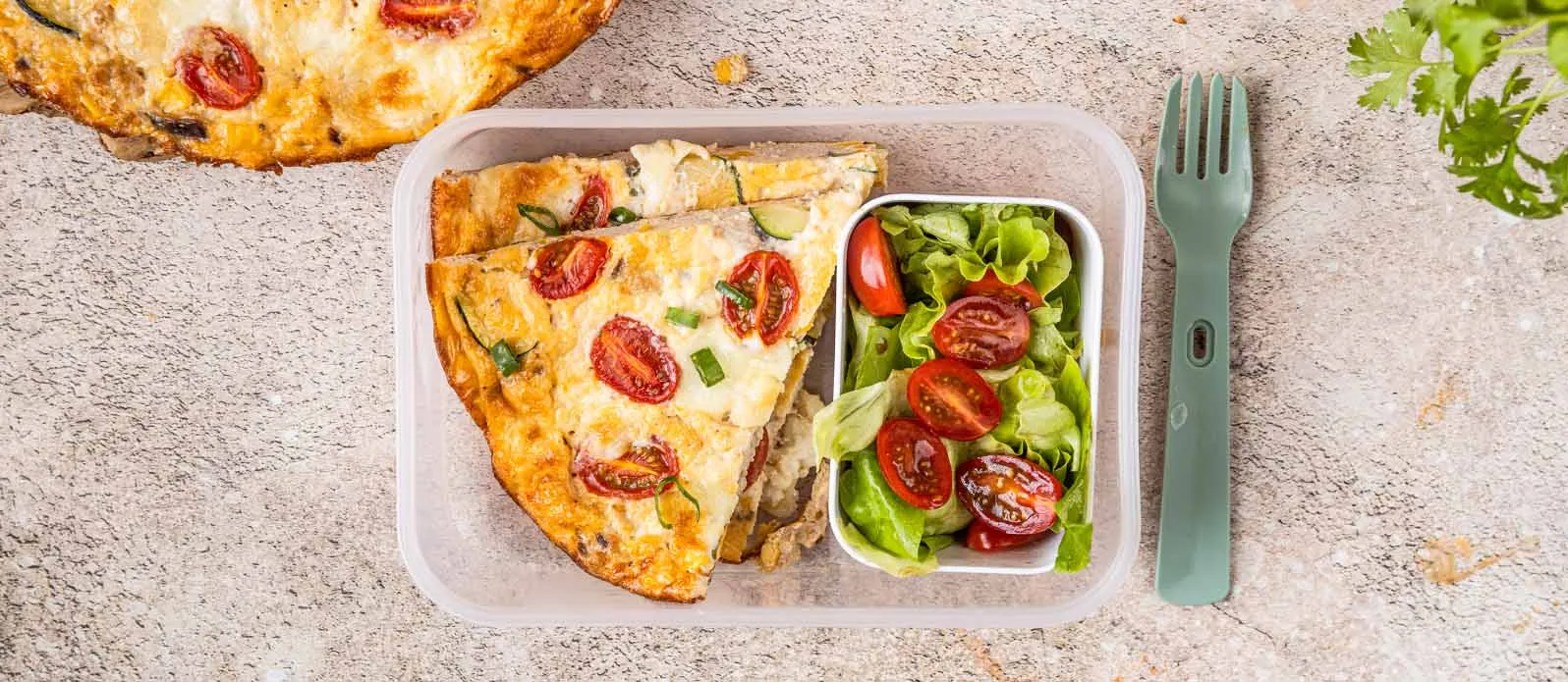 Turkey and veg frittata