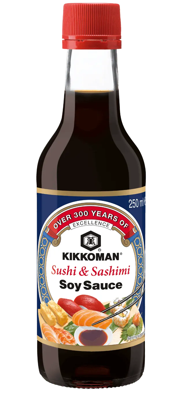 Kikkoman Sushi & Sashimi Soy Sauce 250 ml bottle