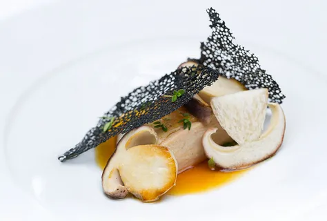 Poached Breast of cornfed chicken