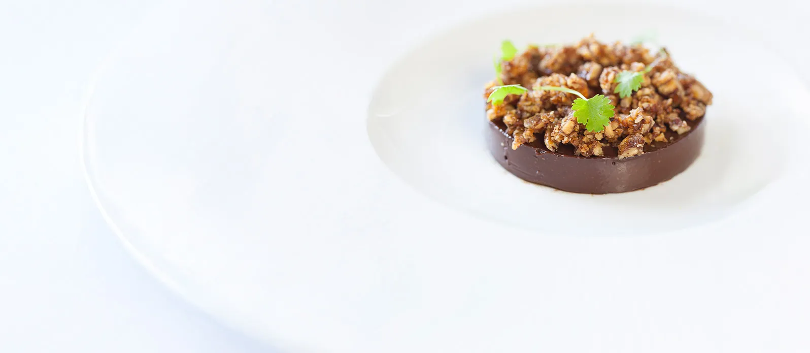Chocolate and olive oil truffle with soy