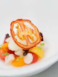 Heritage tomato salad