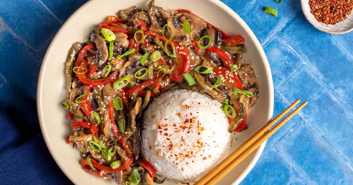 Simple Mushroom and Green Bean Stir Fry | Kikkoman UK Recipe