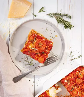 Red Lentil Lasagne