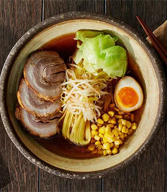 Authentic Japanese soy sauce ramen