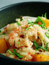 King prawn and noodles laksa