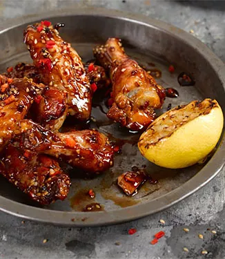 Soy Chilli Caramel Chicken Wings Recipe