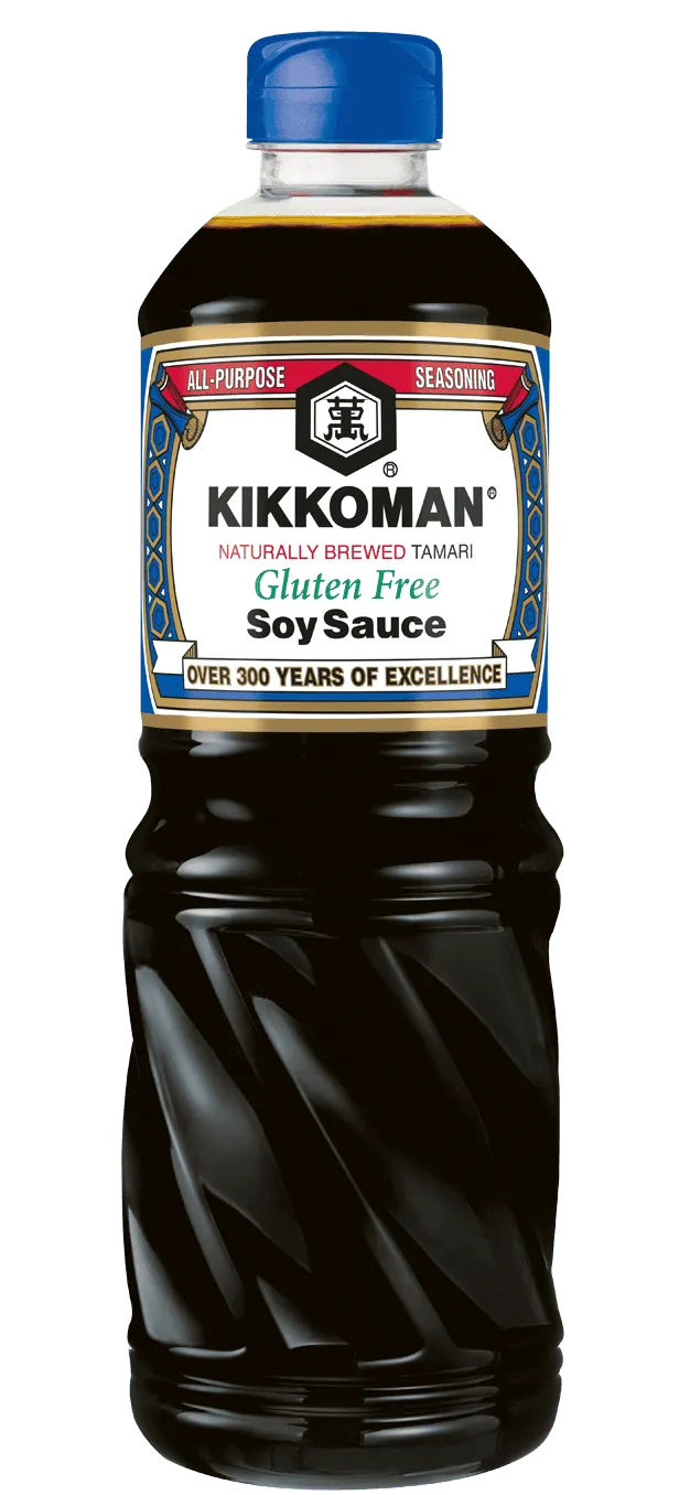 Kikkoman Naturally Brewed Tamari Gluten free Soy Sauce 1 L PET