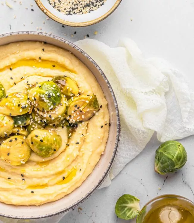 Baked Brussels sprouts in orange sauce