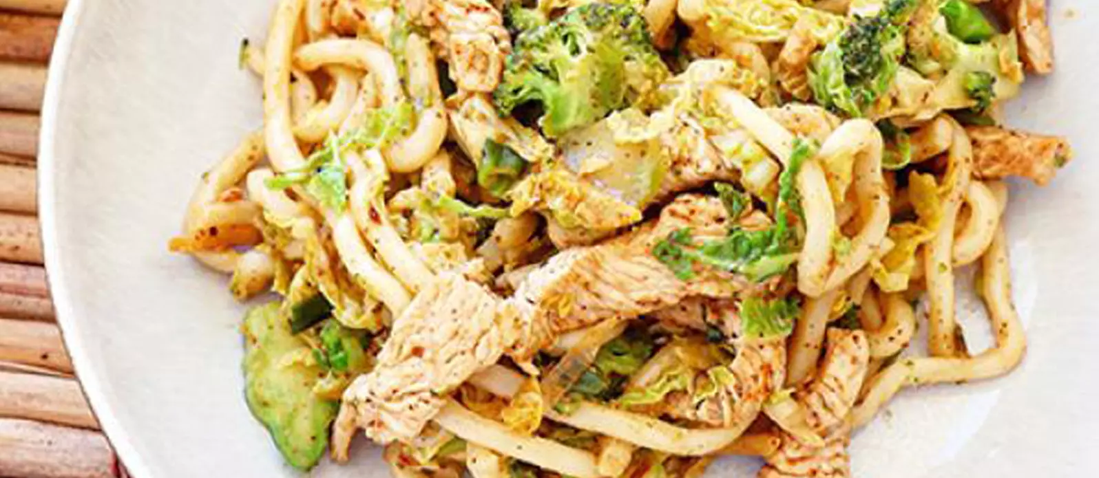 Healthy turkey stir fry with noodles recipe Kikkoman