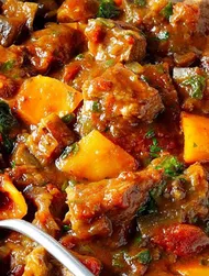 Lamb, aubergine and Spinach Pot