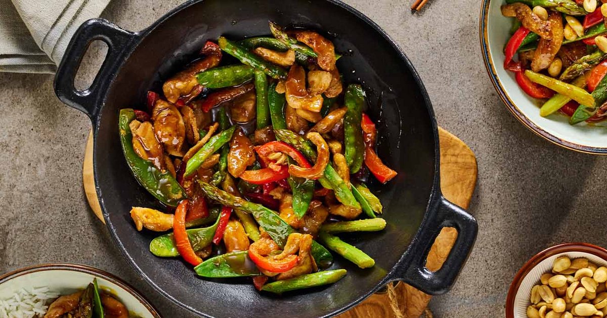 Stir-Fried Chicken and Asparagus in Orange-Ginger Soy Sauce | Kikkoman
