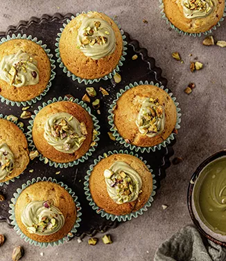 Pistachio cream muffins