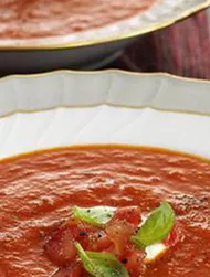 Red Pepper and Tomato Vodka Soup