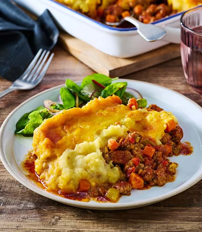 Spicy shepherd’s pie