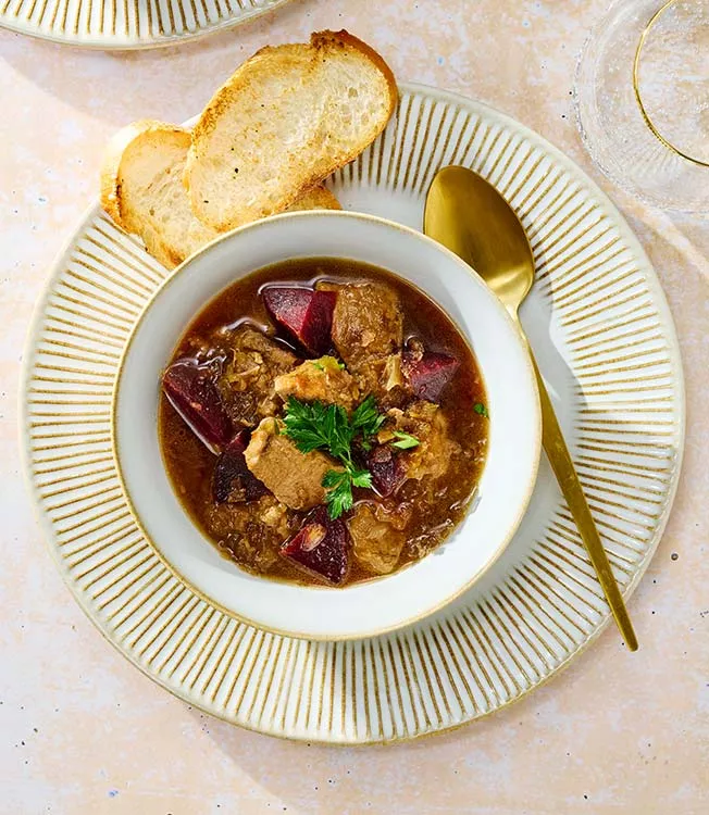 Yuzu ponzu pork stew