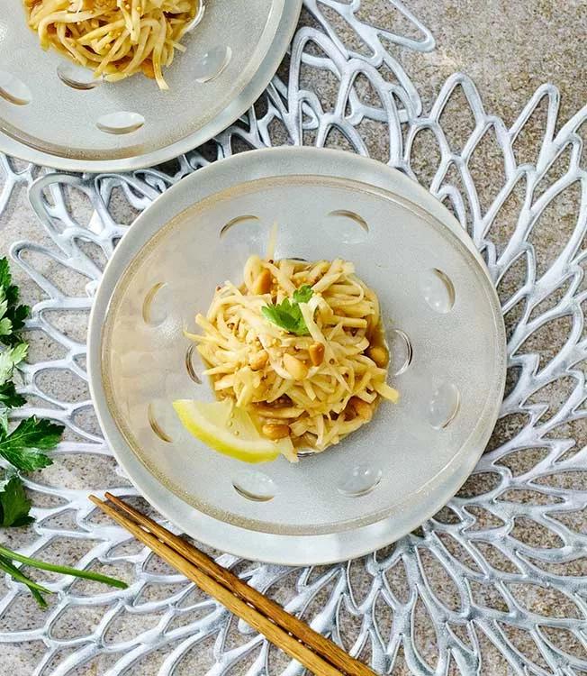 Marinated celeriac