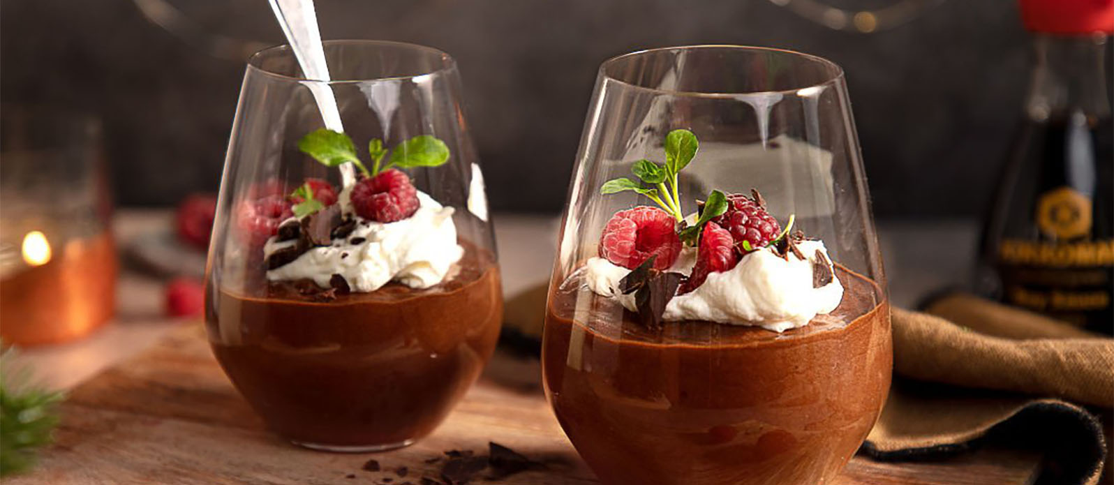 Rich Dark Chocolate Mousse